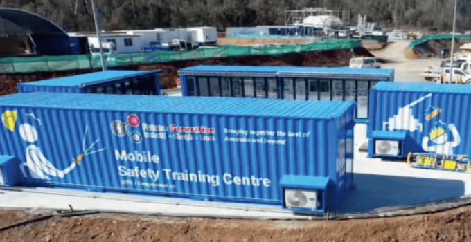 호주 Future Generation Snowy 2.0 프로젝트 컨테이너형 안전체험장 이미지